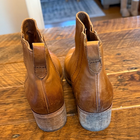 Kork-Ease Brown Leather Ankle Booties - Picture 5 of 8